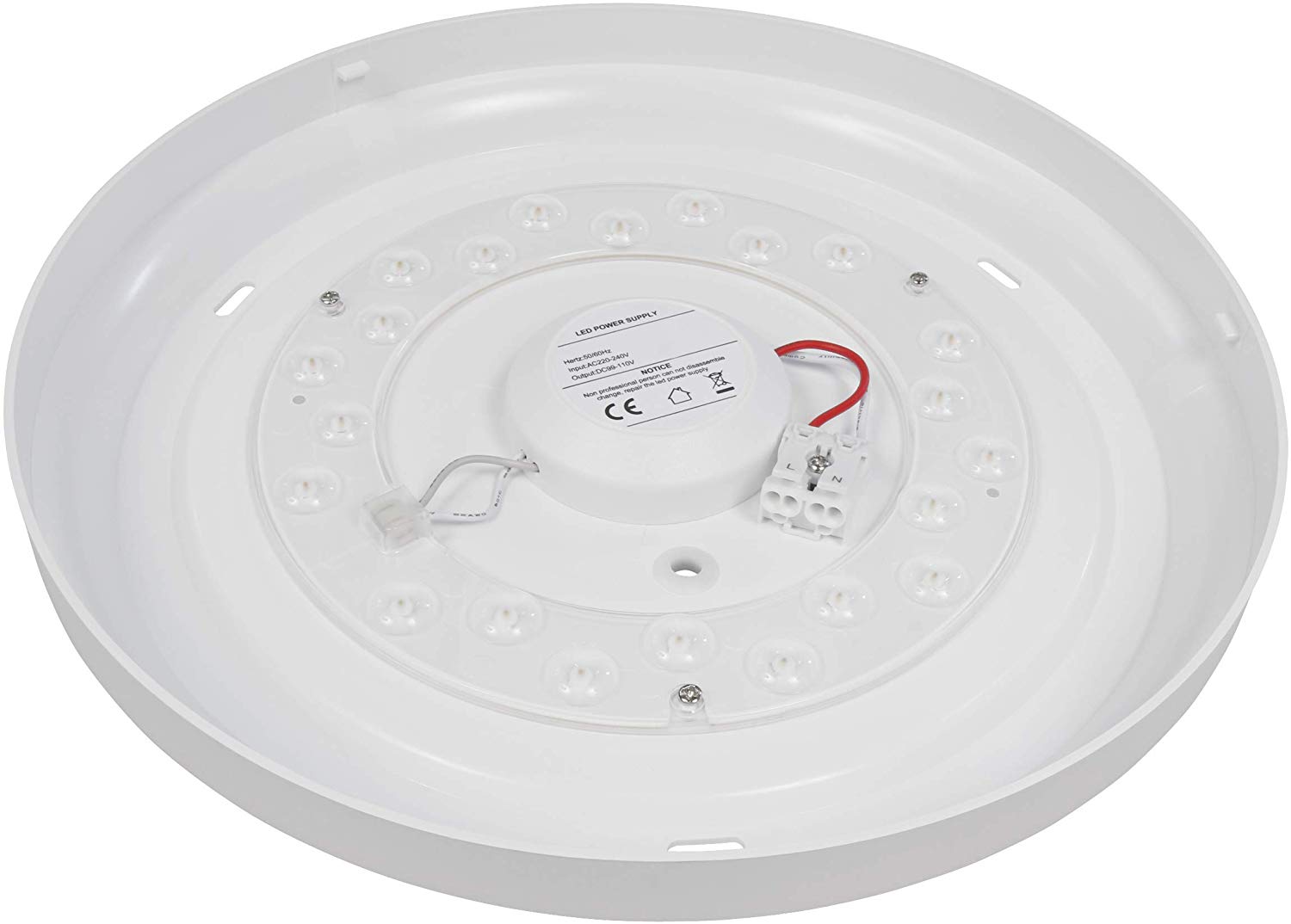 LED Deckenleuchte rund 28cm 20 W 2000 Lumen warmweiss mit