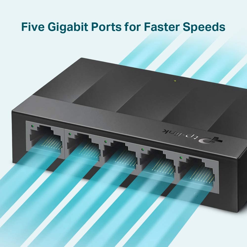 TP-Link Gigabit Desktop Switch 5-Port LS1005G (Netzwerk) - kab24.de