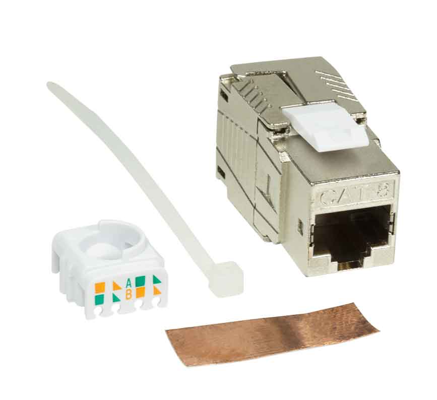 Kab24® KeyStone Jack CAT 8.1 2000MHz RJ45 Buchse SNAPIN GHMT