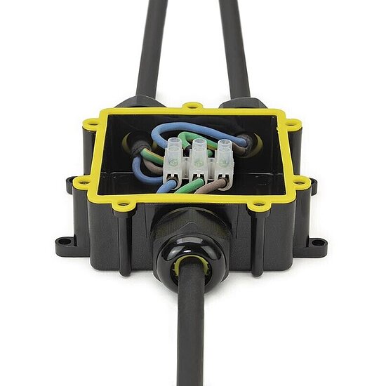 Bild 3 - Abzweigdose auen IP68 1x1 schwarz