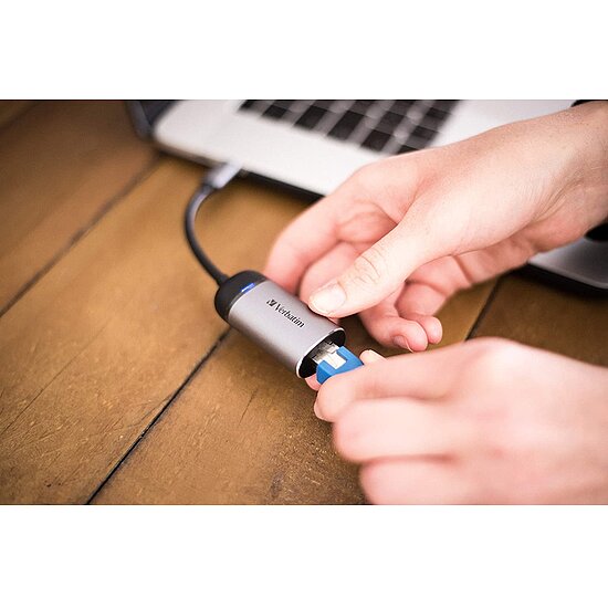 Bild 4 - Verbatim USB-C auf Gigabit Ethernet Adapter,