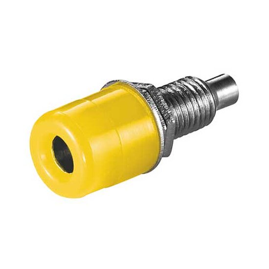 Bild 3 - Bananenbuchse mit Gewinde 4 mm, mit 2 Muttern