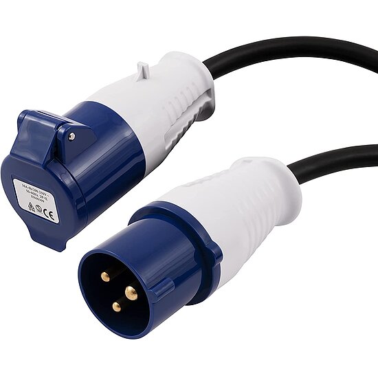 Bild 2 - Camping CEE-Verl�ngerungskabel 10m H07RNG 3 x 2,5mm� 230V IP44