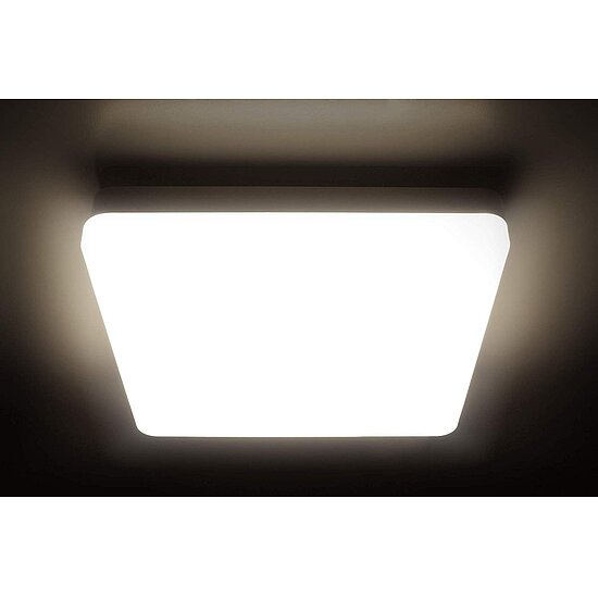 LED Deckenleuchte quadratisch 28cm 20 W 2000 Lumen warmweiss mit