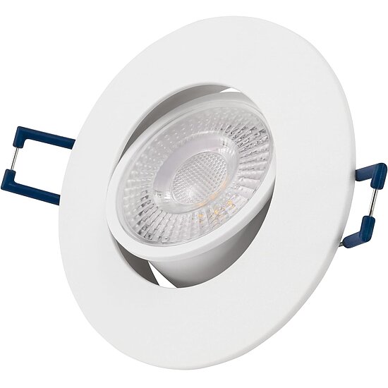 Bild 3 - LED Einbauspot schwenkbar Kunststoff weiss 4,5W 460-480 Lumen 3000 K