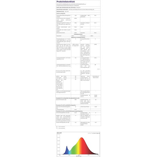 Bild 4 - LED Einbauspot schwenkbar Kunststoff Stahl geb�rstet 4,5W 460-480 Lumen 3000 K