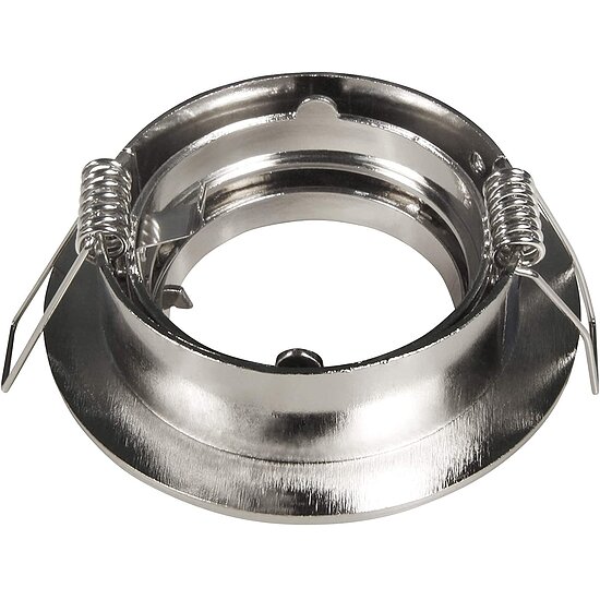 Bild 3 - MR16 G 5.3 Einbaurahmen rund Stahl geb�stet schwenkbar ohne Leuchtmittel