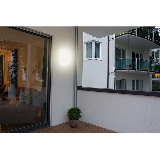 Bild 3 - LED Aufbaupanel IP44 rund 28cm 24 W 1800 Lumen warmweiss inkl. Netzteil