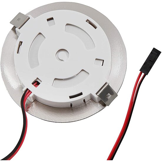 Bild 2 - 12V LED Mbelleuchte Mbeleinbauleuchte 2,4W 190 Lumen neutralwei Stahl gebrstet