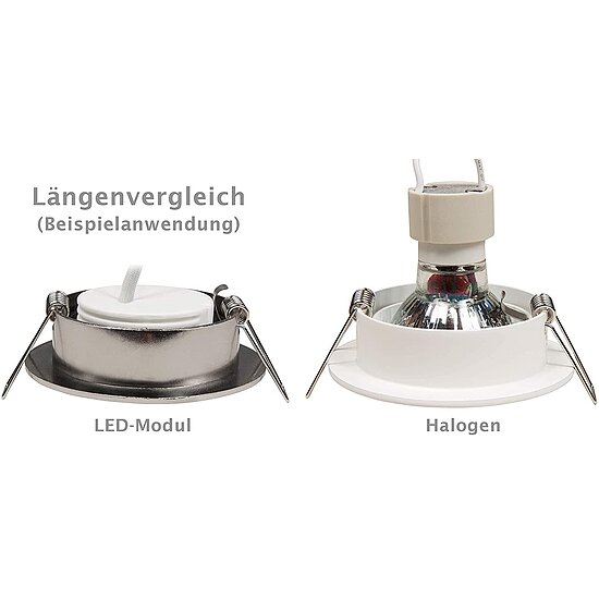 Bild 5 - LED-Modul 7W 470 Lumen 230V 50x23mm neutralwei� 4000K Ersatz f�r GU10 / MR16