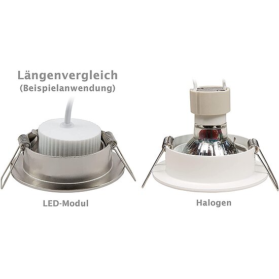 Bild 5 - LED Modul 7W ersetzt 60W 620 Lumen lm 90 3000K warmwei steppdimmbar Ersatz fr GU10 / MR16