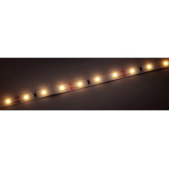 Bild 2 - 12V LED Stripe / LED Streifen warmweiss 8mm breit 10m 600 LED'S 2835 IP20 4A / 24 W 12000 Lumen