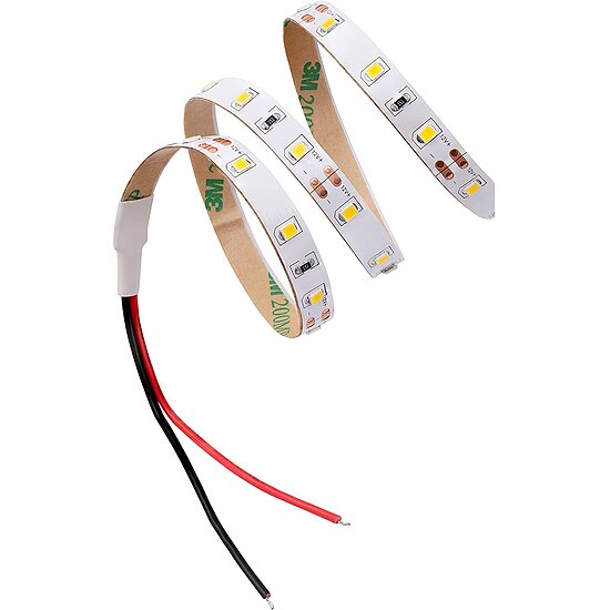 Bild 4 - 12V LED Stripe / LED Streifen warmweiss 8mm breit 10m 600 LED'S 2835 IP20 4A / 24 W 12000 Lumen
