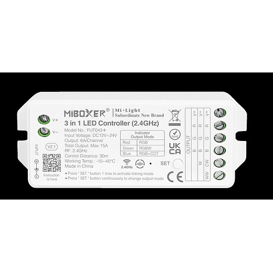 Bild 3 - Synergy 21 LED Controller RGB-WW (RGB-CCT) DC12/24V *Milight/Miboxer*
