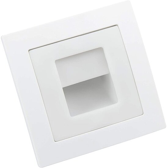 Bild 3 - LED-Einbauleuchte fr Schalterserie Flair 80x80mm 3000K warmwei 86lm