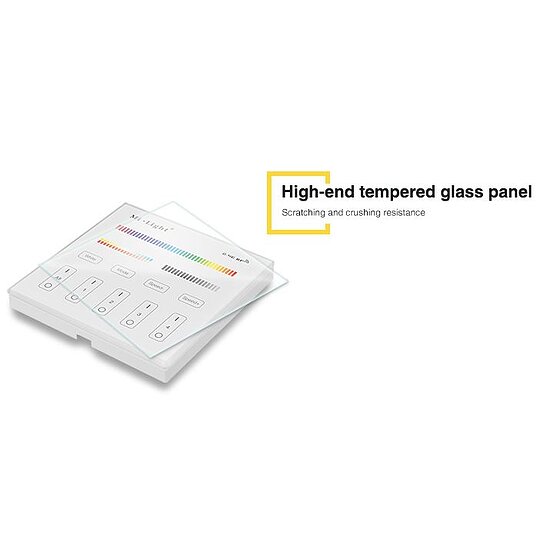 Bild 7 - MiLight 230V Anschlu T4 Funk Wanddimmer 4-Zonen RGB + CCT Stripes