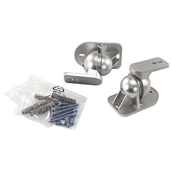 Bild 2 - Wandhalterung fr Lautsprecher (2 Stck) silber