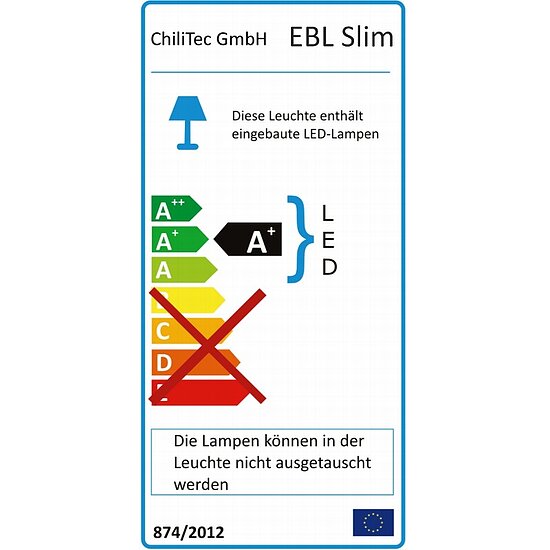 Bild 5 - LED Einbauleuchte Slim IP67 9 LEDs Alu matt 0,5W warmwei 55mm