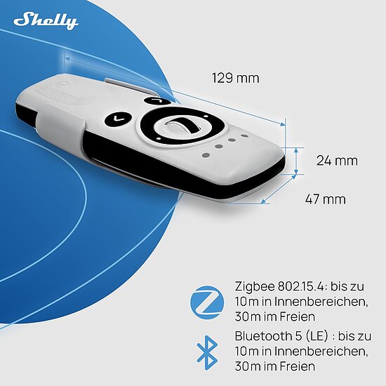 Bild 1 - Shelly Fernbedienung Blu Remote Control ZB weiss