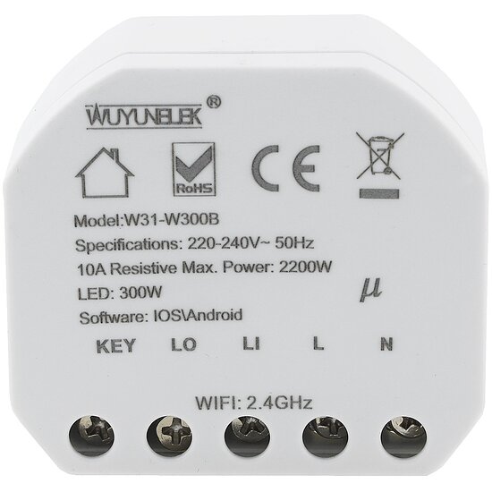 Bild 3 - MILOS WiFi Unterputz Schalter Android + iOS- App,Alexa/Google tauglich