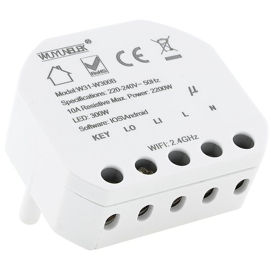 Bild 4 - MILOS WiFi Unterputz Schalter Android + iOS- App,Alexa/Google tauglich