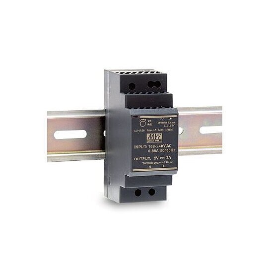 Bild 1 - MEAN WELL Netzteil - 48V 15W Hutschiene