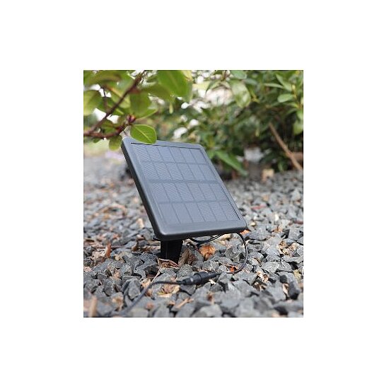 Bild 8 - Gartenstrahler Set Solar mit 2 Spots Solarzelle, Erdspie, 3000k, IP65