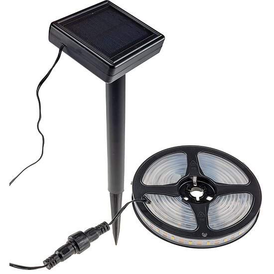 Bild 2 - LED Solar LED-Stripe 3m, warmwei 3000K IP44, Dmmerungssensor