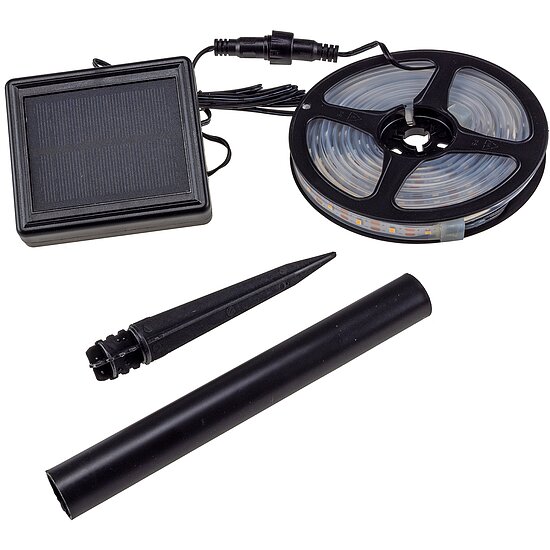 Bild 4 - LED Solar LED-Stripe 3m, warmwei 3000K IP44, Dmmerungssensor