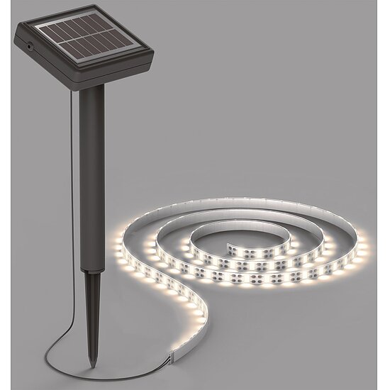Bild 5 - LED Solar LED-Stripe 3m, warmwei 3000K IP44, Dmmerungssensor