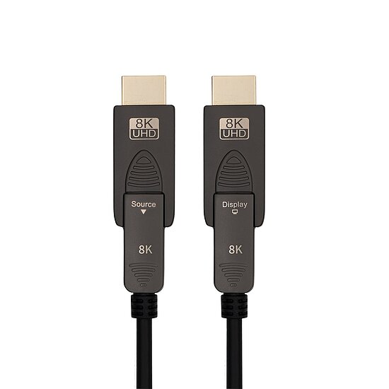 Bild 4 - Aktives Glasfaser HDMI Kabel 8K@60Hz / 4K@120Hz / HDR / eARC / HDCP 2.2fr Typ A und D