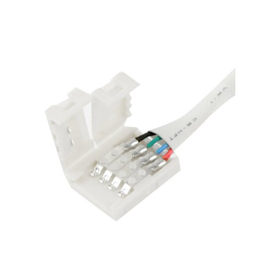 Bild 3 - Einspeiseadapter f�r 4-pol. RGB Stripes 10mm auf 4-pol Stecker