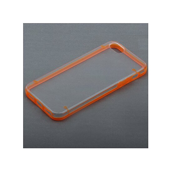 Bild 2 - Hardcase Iphone 5 Schutzh�lle transparent / orange