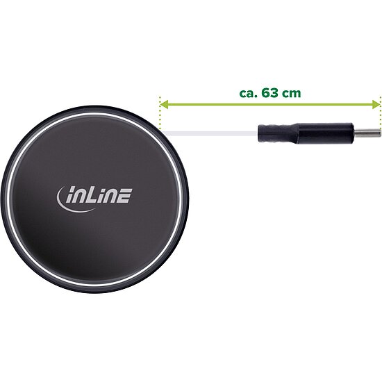 Bild 3 - InLine Dual USB-C KFZ Stromadapter 12/24V, ausziehbares Kabel + Buchse, 75W