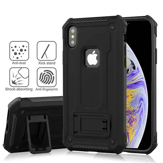 Bild 3 - stabile TPU Schutzhlle schwarz fr Iphone Xs max