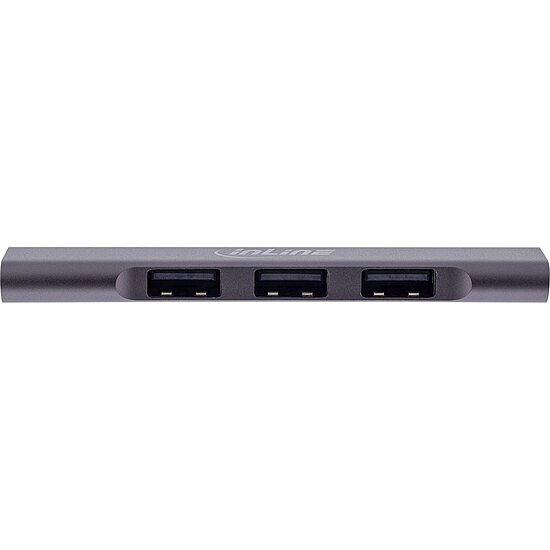 Bild 6 - InLine� Slim USB-C Hub, 4-Port, USB 3.0 + 3x USB 2.0, schmale Bauform