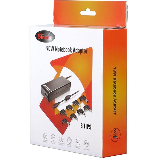 Bild 6 - Sinan UB-90HB Universalnetzteil mit 8 Adapter max. 90W