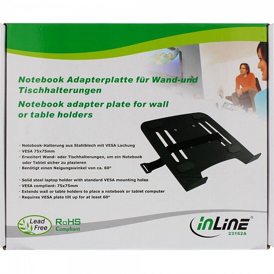 Bild 3 - InLine� Notebook-Halterung mit VESA 75 Adapter