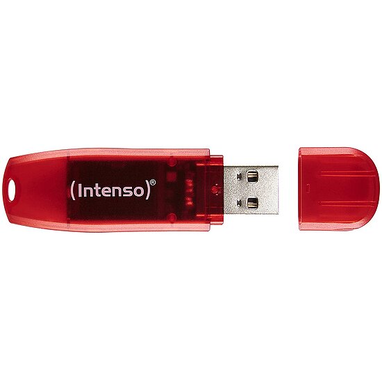 Bild 3 - Intenso Rainbow Line 128 GB USB-Stick USB 2.0 rot