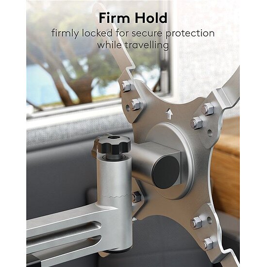 Bild 4 - TV-Wandhalterung fr Wohnwagen oder Wohnmobil (M), silber