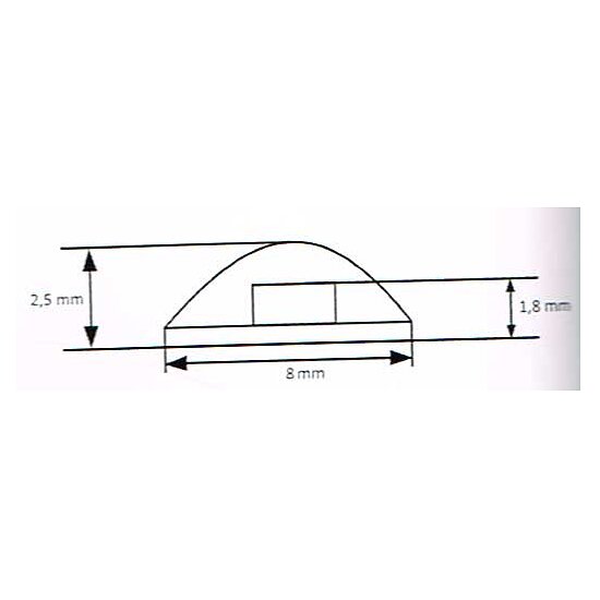 Bild 3 - nextec Premium LED Leiste warmweiss 8mm breit 5m 300 LED'S 2835 IP65 2A/24W 2040 Lumen