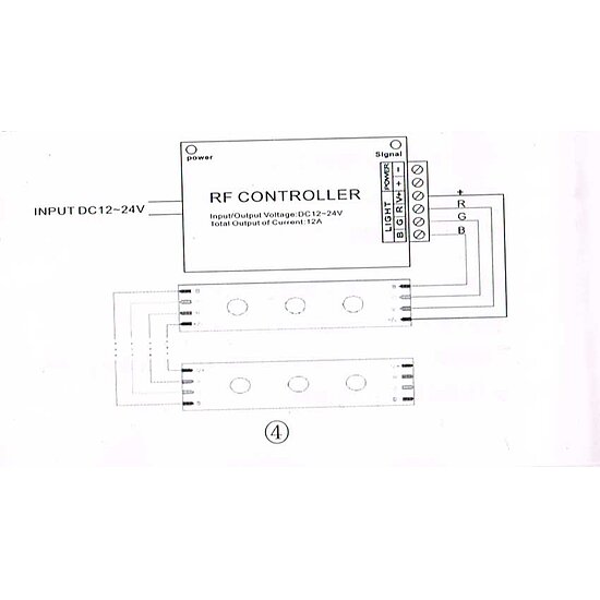 Bild 2 - nextec RGB Touch Controller fr LED Leisten LED Strips stufenlos einstellbar 12A funkferngesteuert