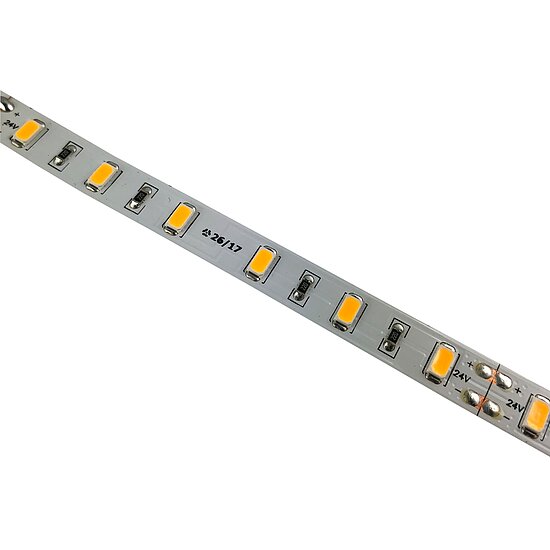 Bild 2 - 24V LED Stripe Streifen 10mm breit 5m lang IP20 warmweiss 300 LED's Typ Epistar 5630 90W 10500 Lumen