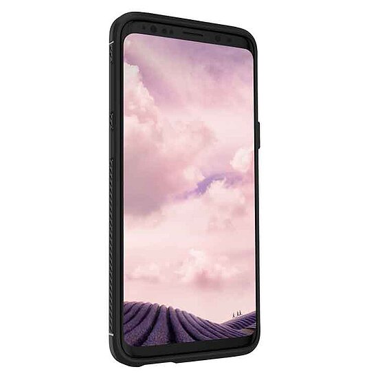 Bild 3 - Schutzhlle schwarz Leeder Look fr Samsung Galaxy S9