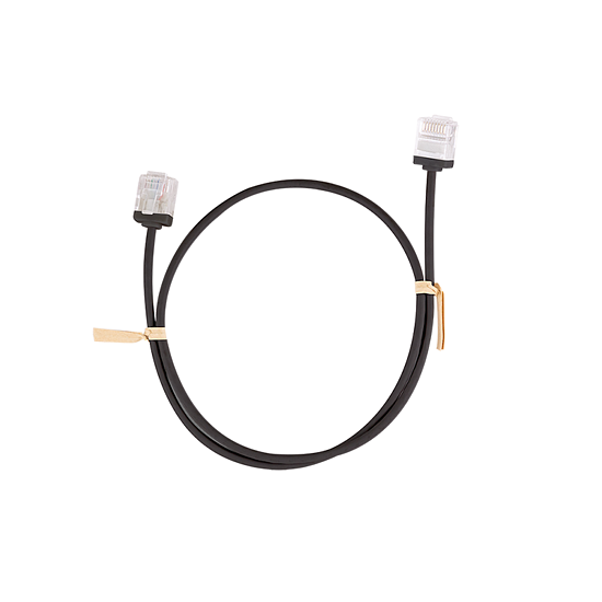 Bild 3 - Cat.6A Slim High-Flex Patchkabel schwarz, U/UTP