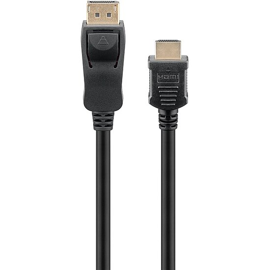 Bild 2 - Displayport 1.2 auf HDMI Kabel 1m max. 4K2K (30 Hz) vergoldete Kontakte
