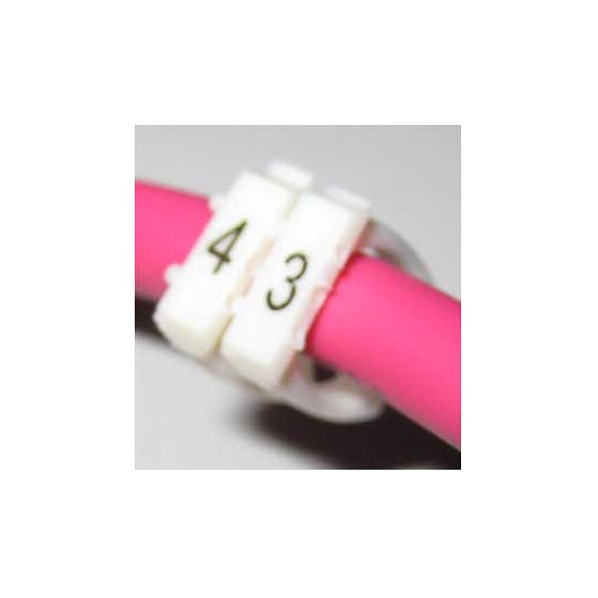 Bild 2 - 100er Pack InLine Kabelmarkierer 6mm, Nr.0-9