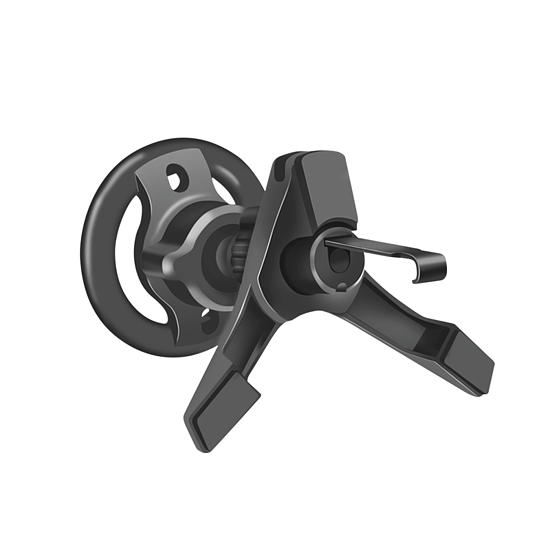 Bild 4 - Magnetischer-3-Punkt-Smartphone-Halter f�r Kfz-L�ftungsschacht, Schwarz