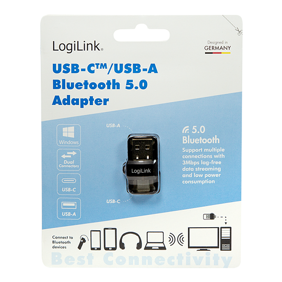 Bild 8 - Bluetooth 5.0 Adapter, USB 3.2, USB-A und USB-C