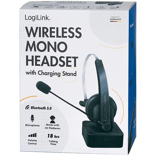 Bild 10 - LogiLink BT0059 - Bluetooth Mono Headset mit Ladestation, Mikrofon